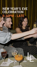 Load image into Gallery viewer, New Year&#39;s Eve Celebration at The Lobby Lounge
